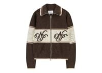 Nude Project Voyage Knit Zip-Up Cardigan Brown