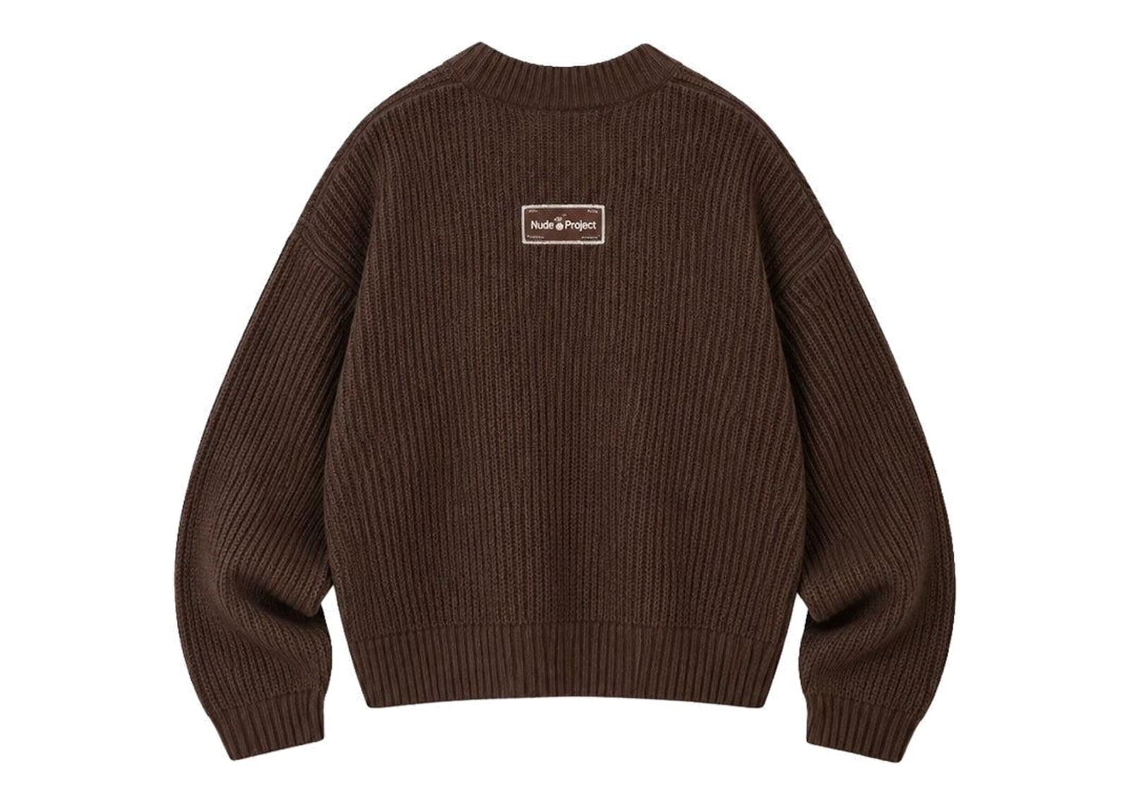 Nude Project Wavy Knit Sweater Brown - görsel 12