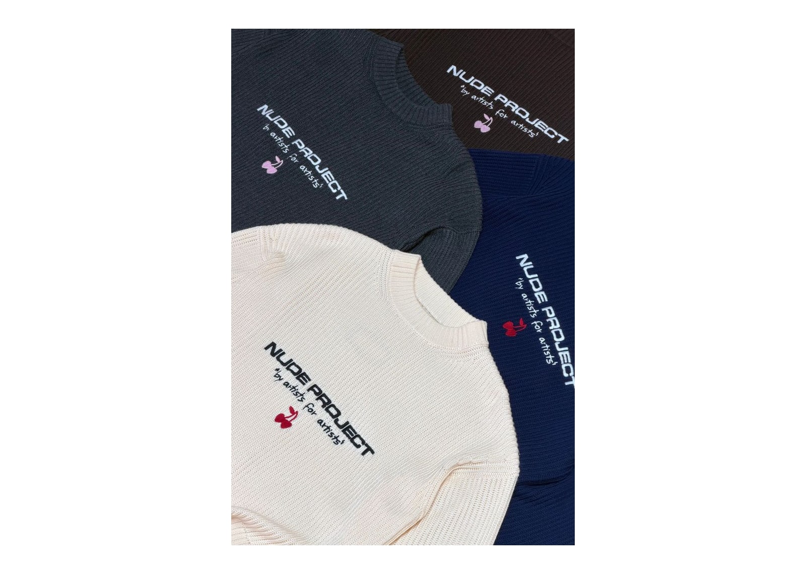 Nude Project Wavy Knit Sweater Navy - görsel 11