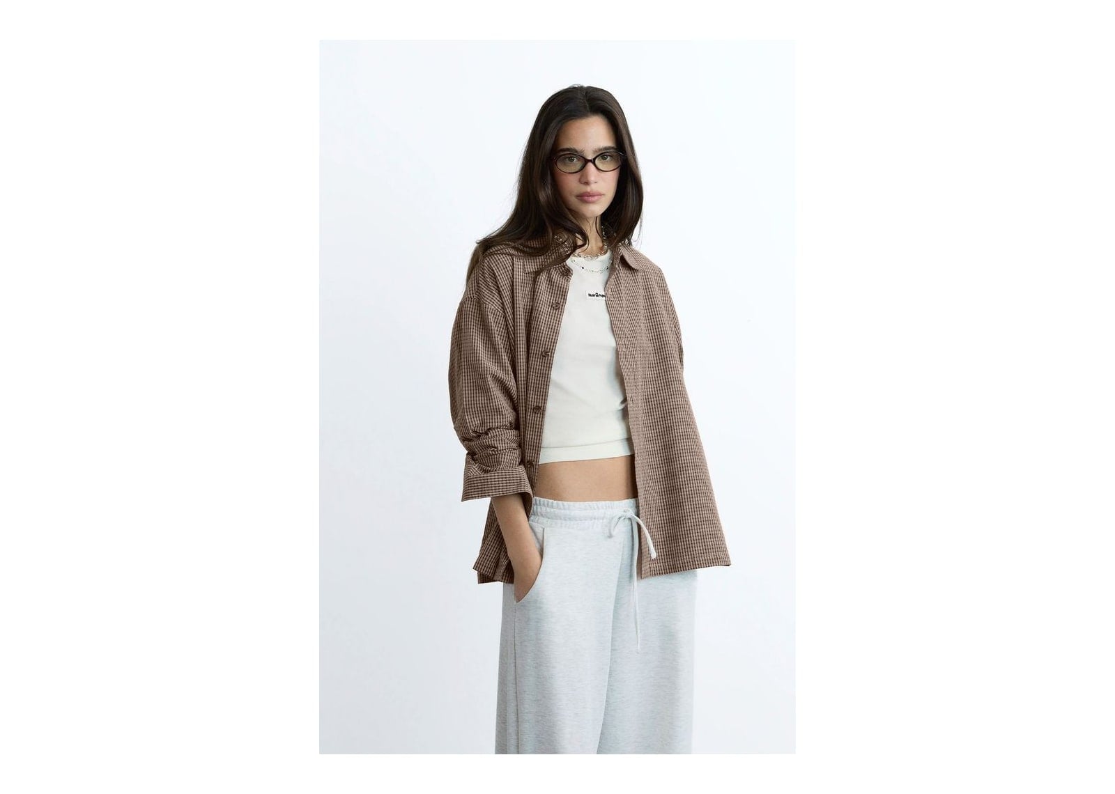 Nude Project Wi-fi Shirt Brown - görsel 10