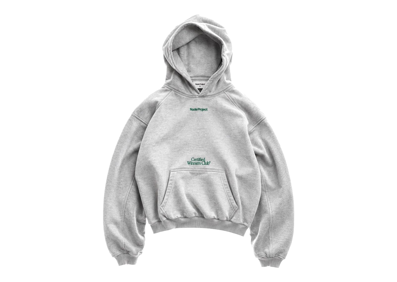 Nude Project Winner Hoodie Grey Melange - görsel 4