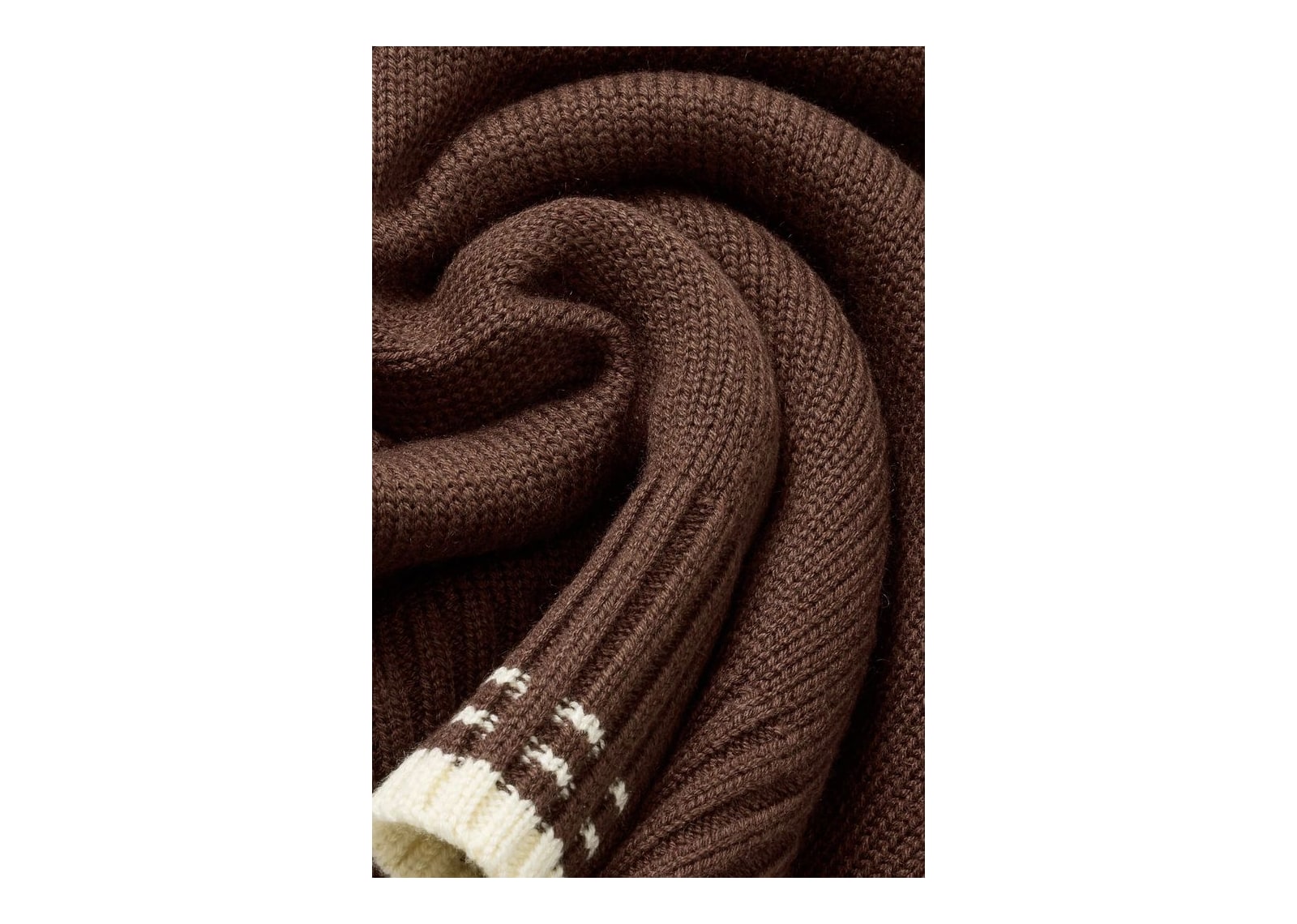 Nude Project Work Trip Zip-Up Knit Cardigan Brown - görsel 14