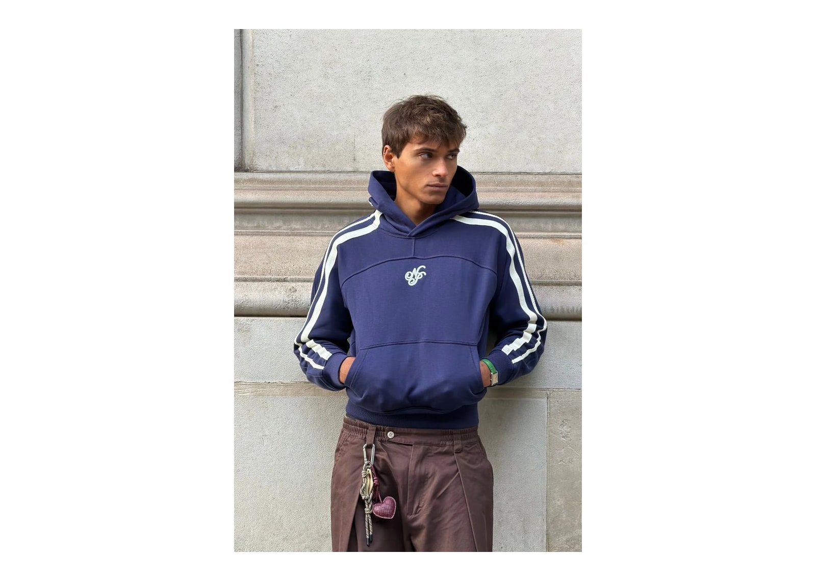 Nude Project Ying Yang Hoodie Navy - görsel 4