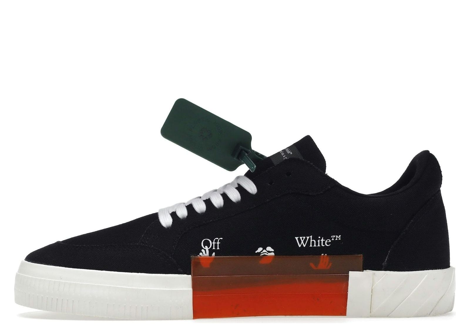 OFF-WHITE Vulc Low Black White White - görsel 2