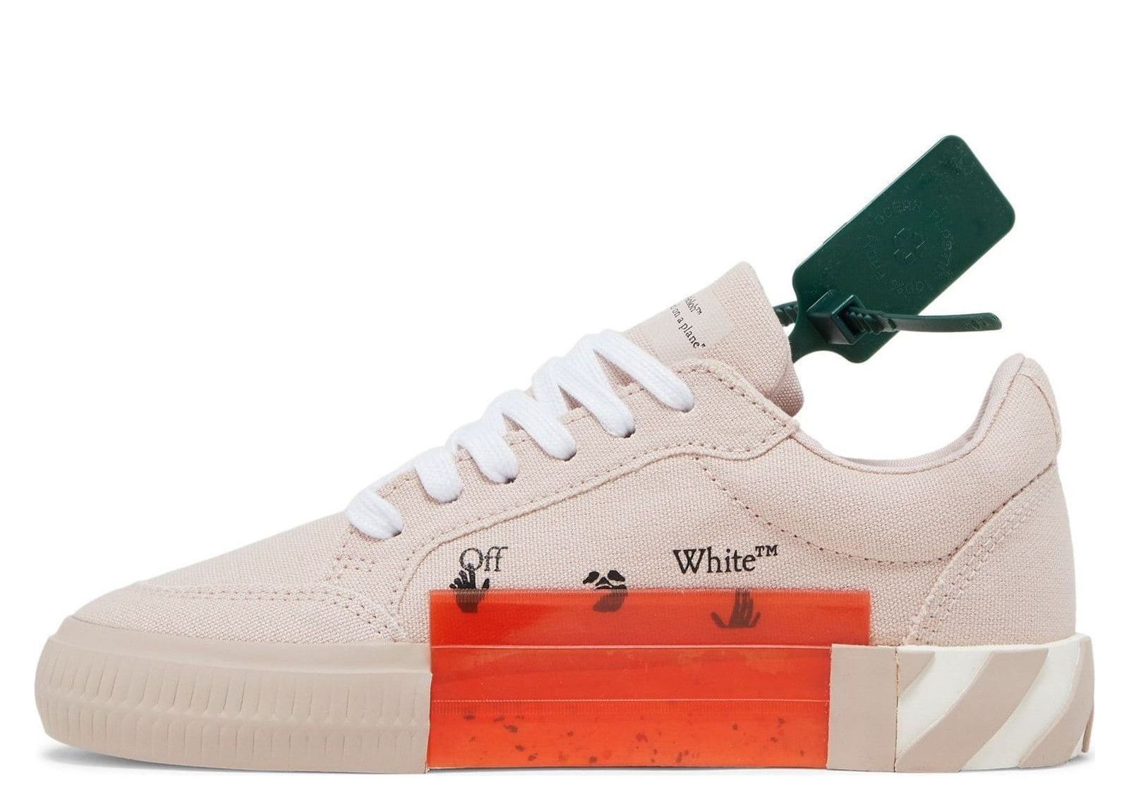 OFF-WHITE Vulc Low Canvas Pink Pink White (W) - görsel 2