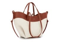 Polène Cyme Mini Edition Cognac Canvas