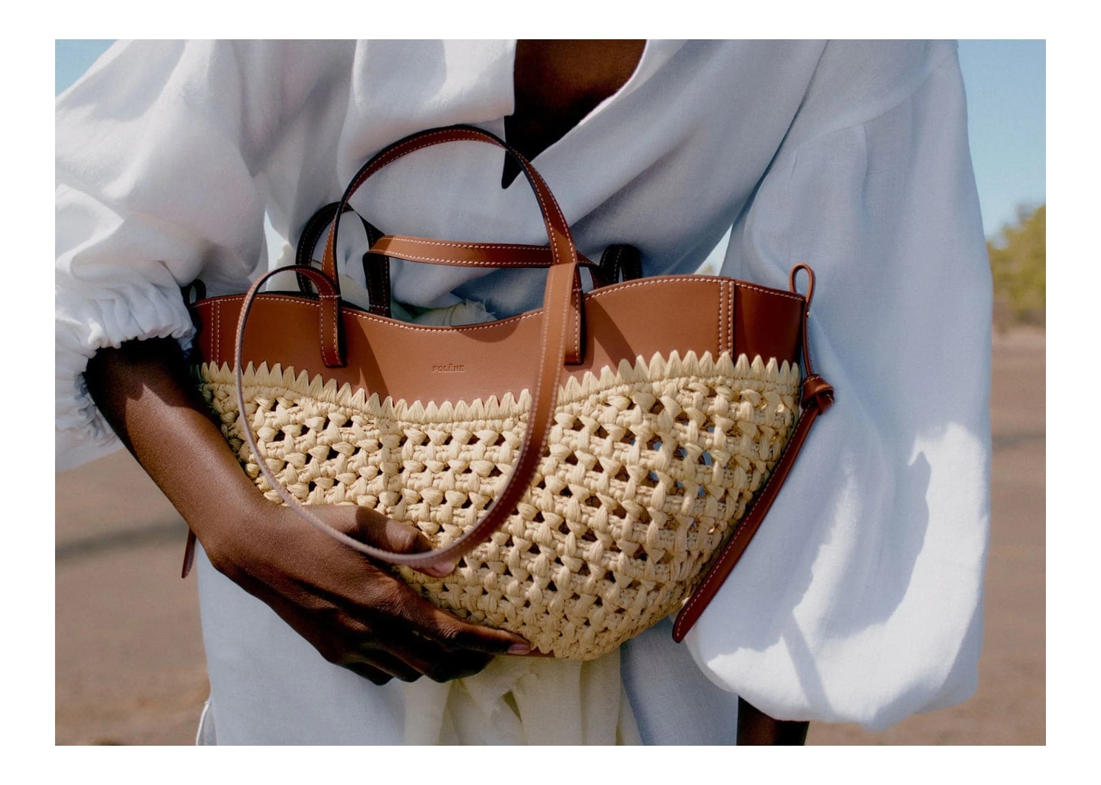 Polène Cyme Mini Edition Raffia - görsel 3