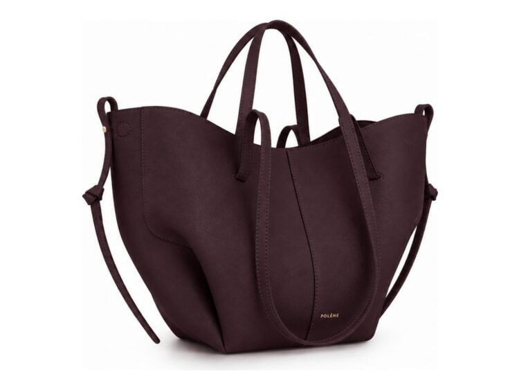 Polène Cyme Mini Edition Textured Plum