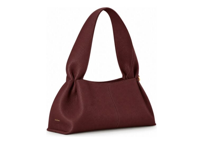Polène Numéro Neuf East West Edition Textured Black Cherry