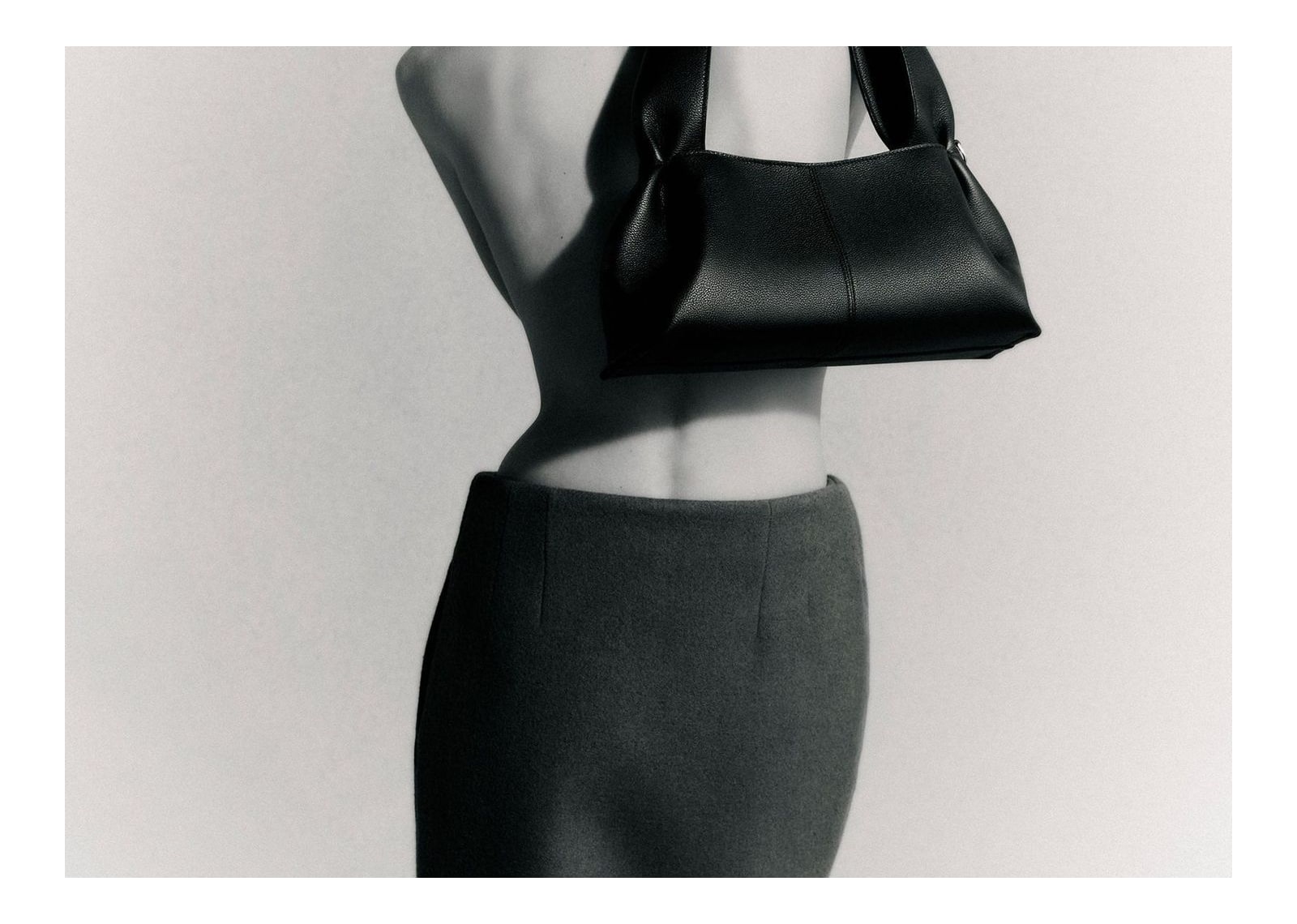 Polène Numéro Neuf East West Edition Textured Black - görsel 2