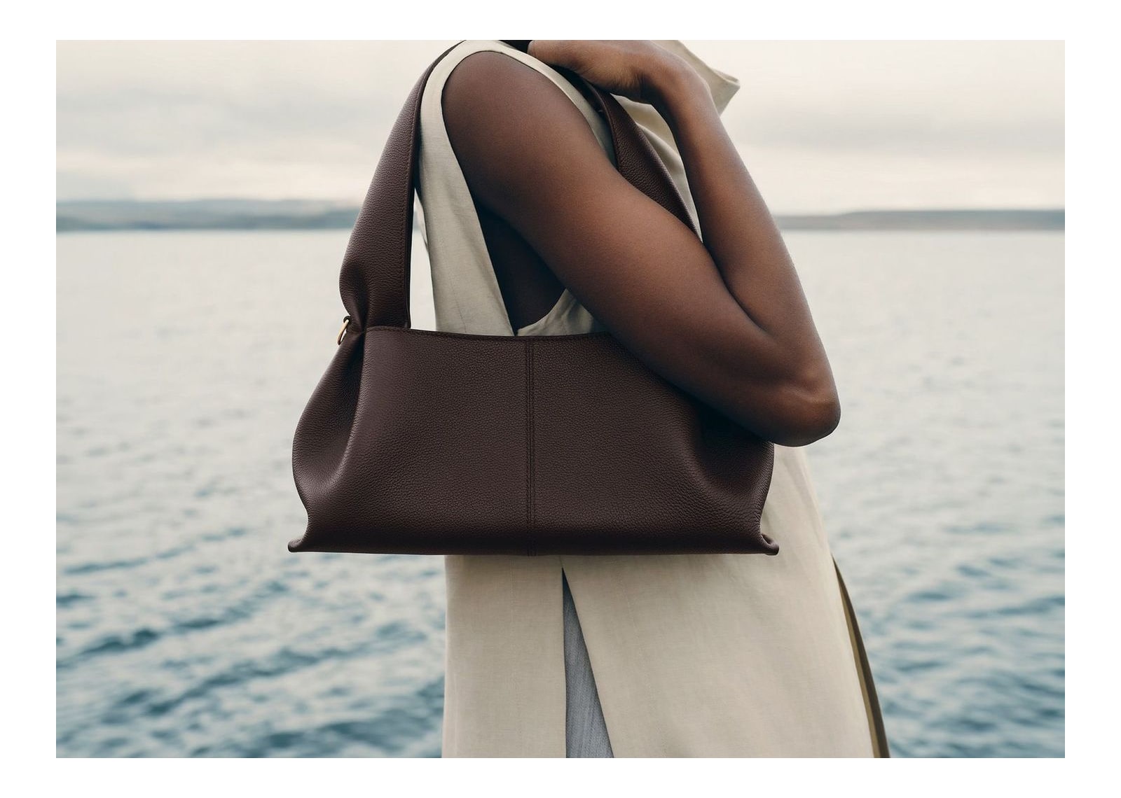 Polène Numéro Neuf East West Edition Textured Ebony - görsel 2