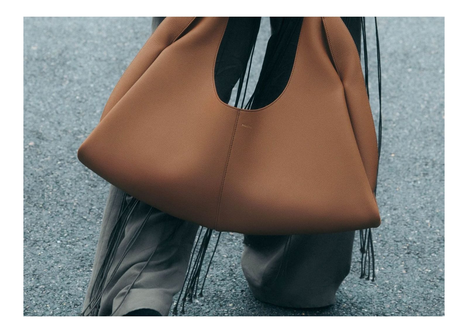 Polène Shuldo Edition Textured Brown - görsel 2