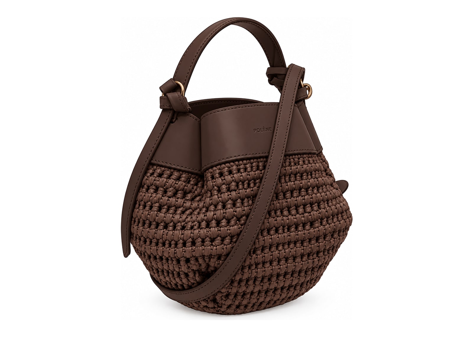 Polène Tsubi Edition Raffia Ebony