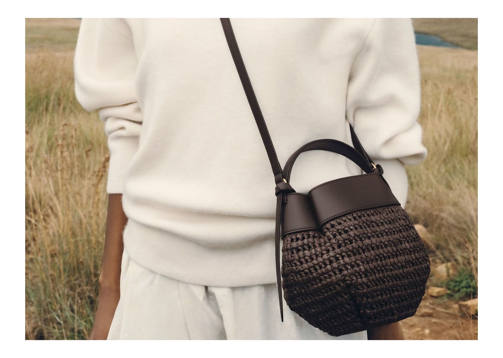 Polène Tsubi Edition Raffia Ebony - görsel 3