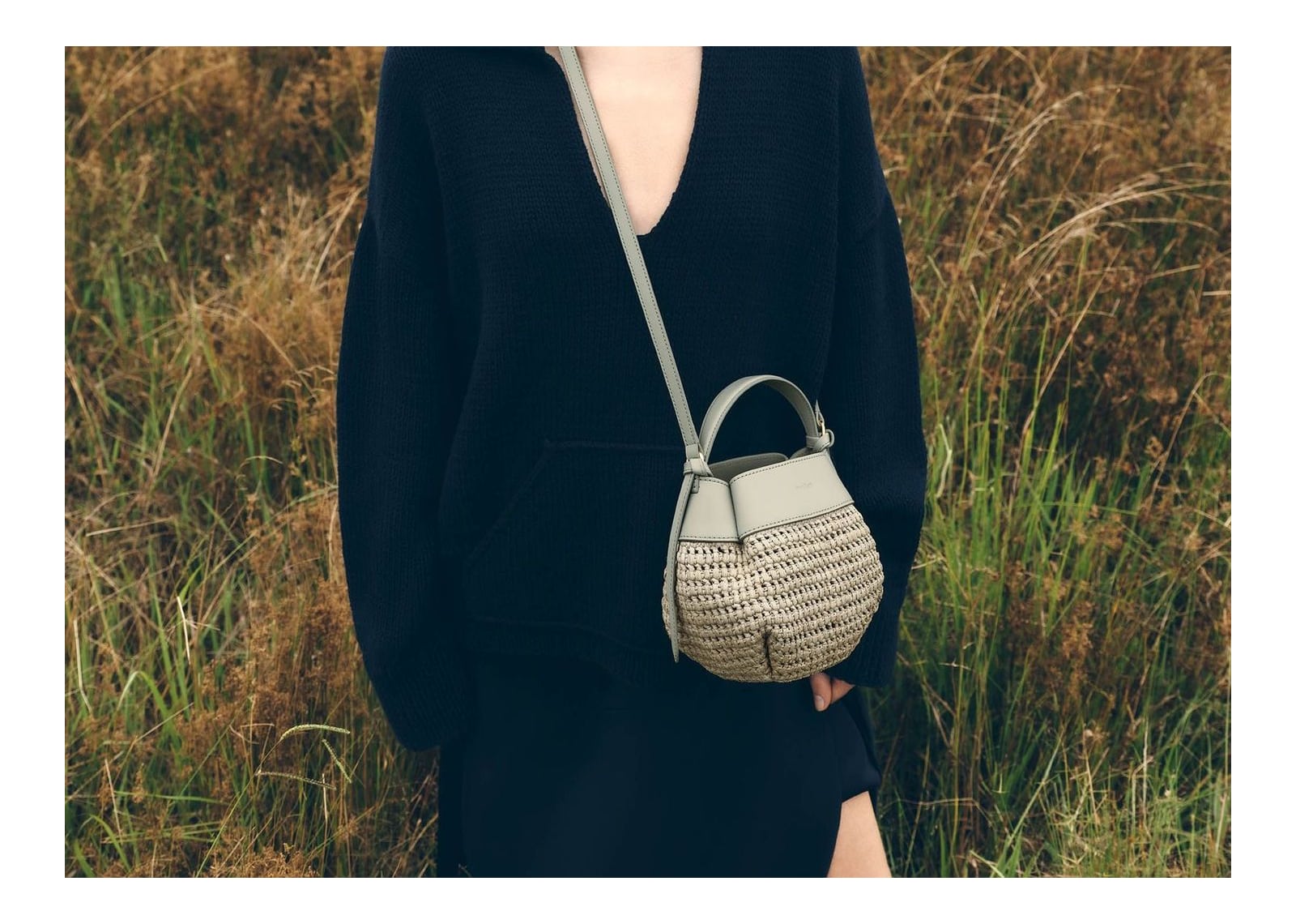 Polène Tsubi Edition Raffia Laurel - görsel 2