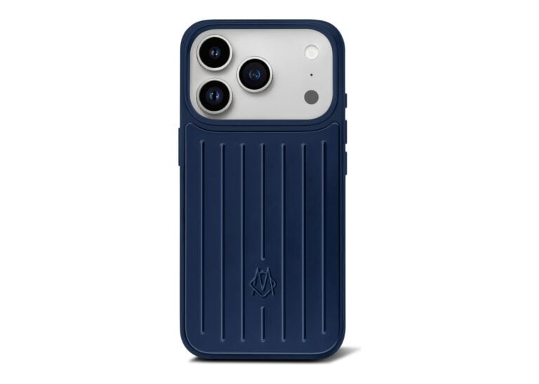 Rimowa Aluminum Case for iPhone 18 Pro Ink Blue