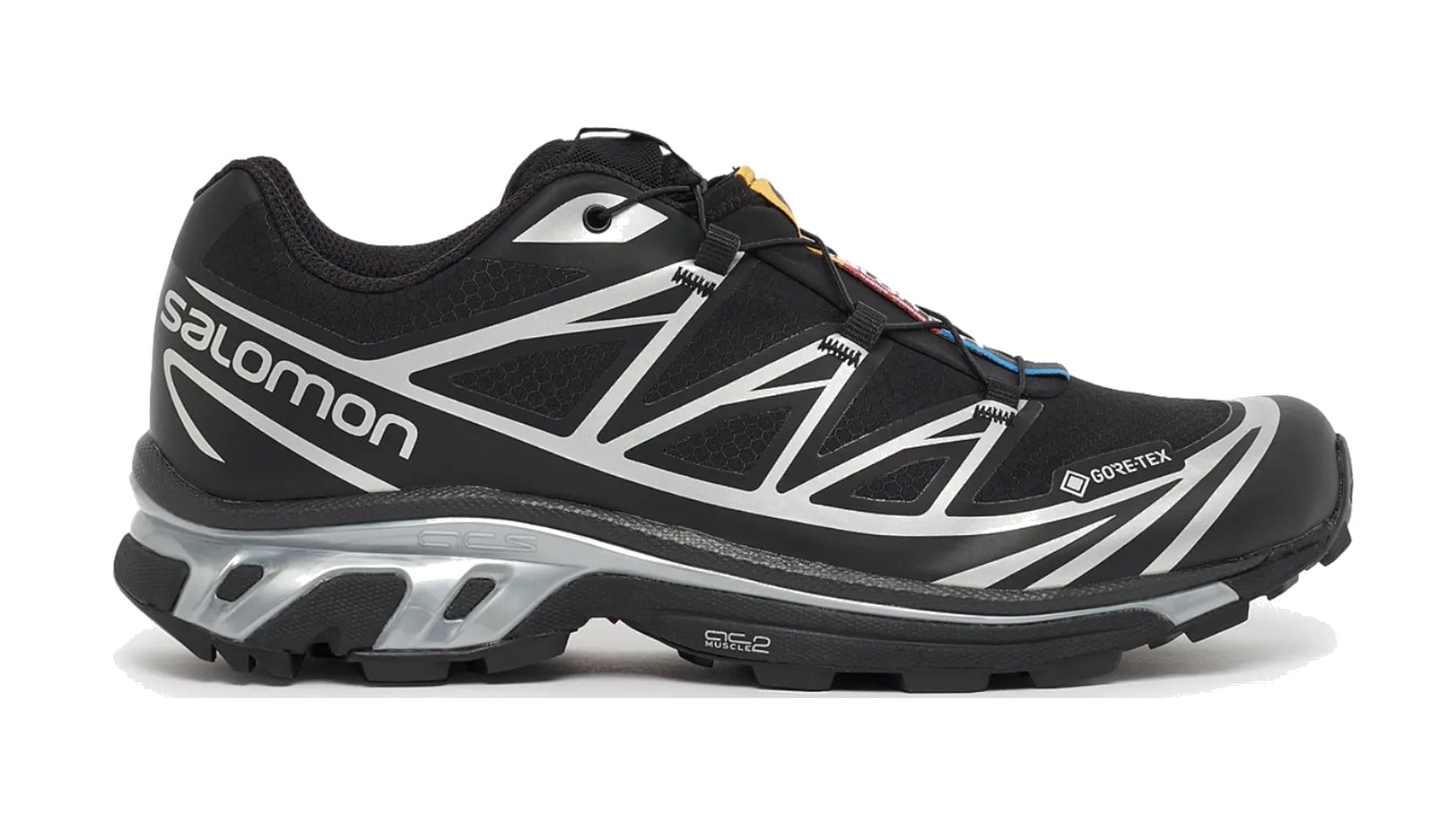 Salomon XT-6 Gore-Tex Black Silver su geçirmez sneaker Sneaker Baker