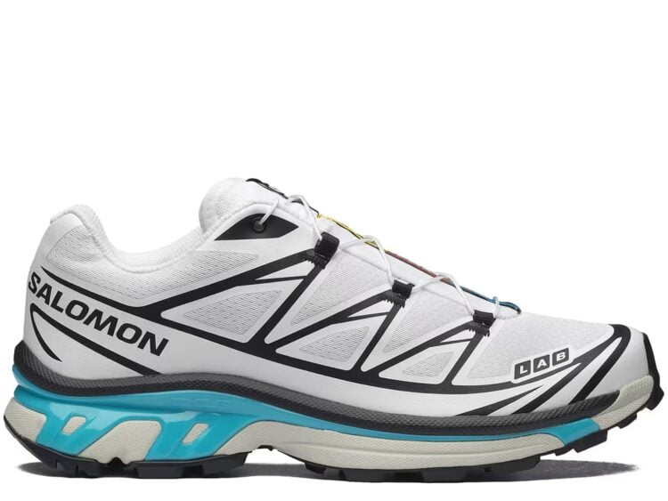 Salomon XT-6 White Blue Curacao
