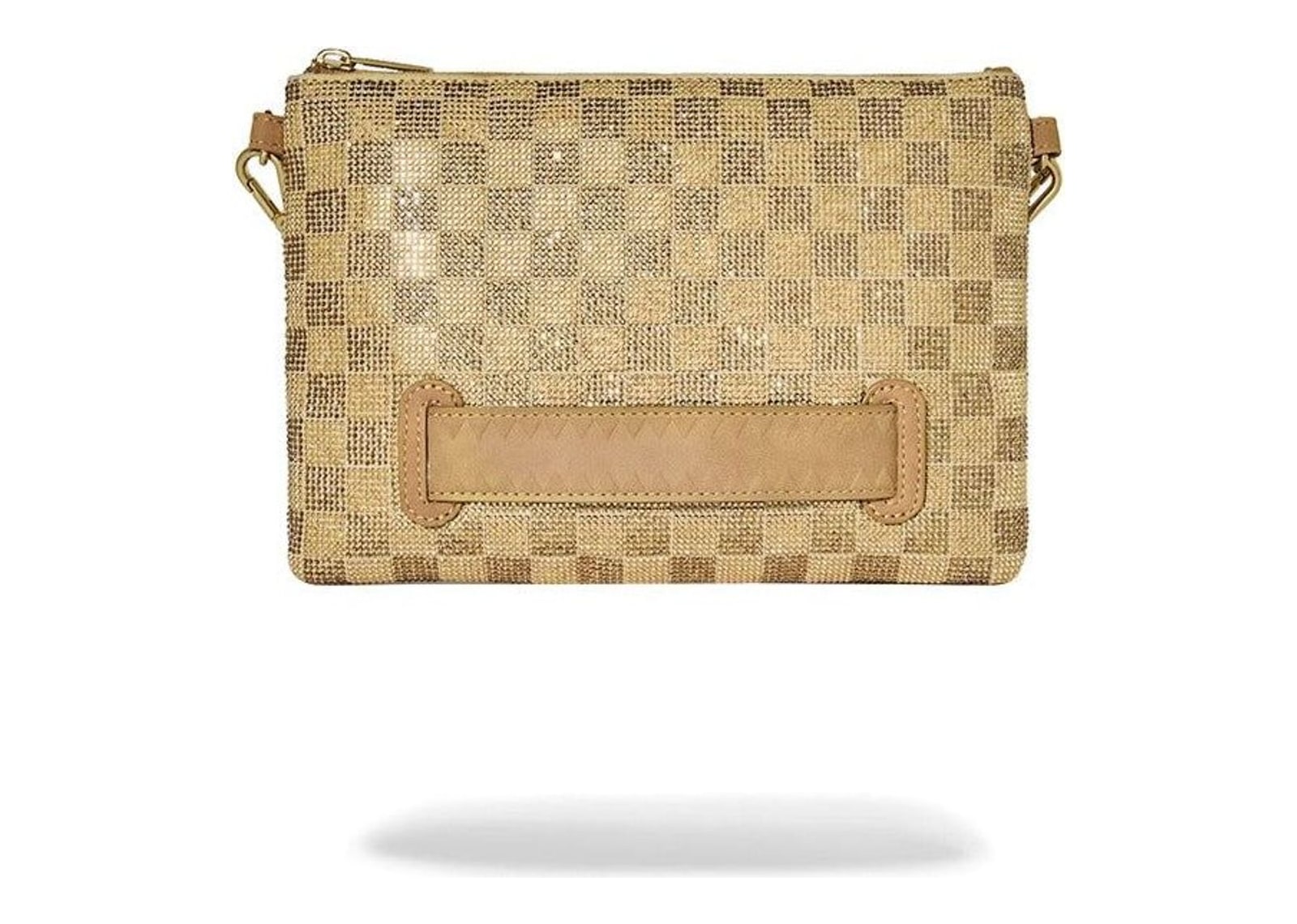 Sprayground 2 Tone Gold Trinity Crossover Clutch Gold - görsel 3