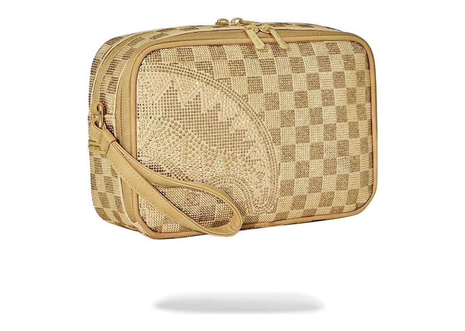 Sprayground 2 Tone Gold Trinity Toiletry Brick Gold - görsel 2