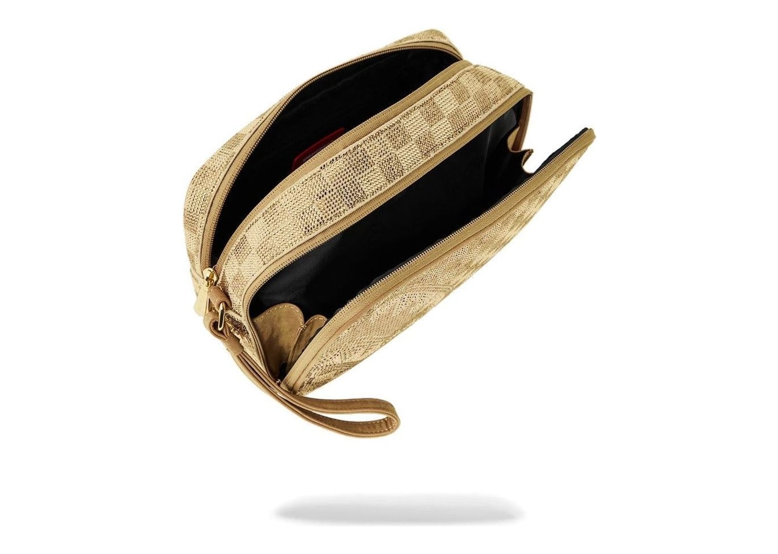 Sprayground 2 Tone Gold Trinity Toiletry Brick Gold - görsel 4