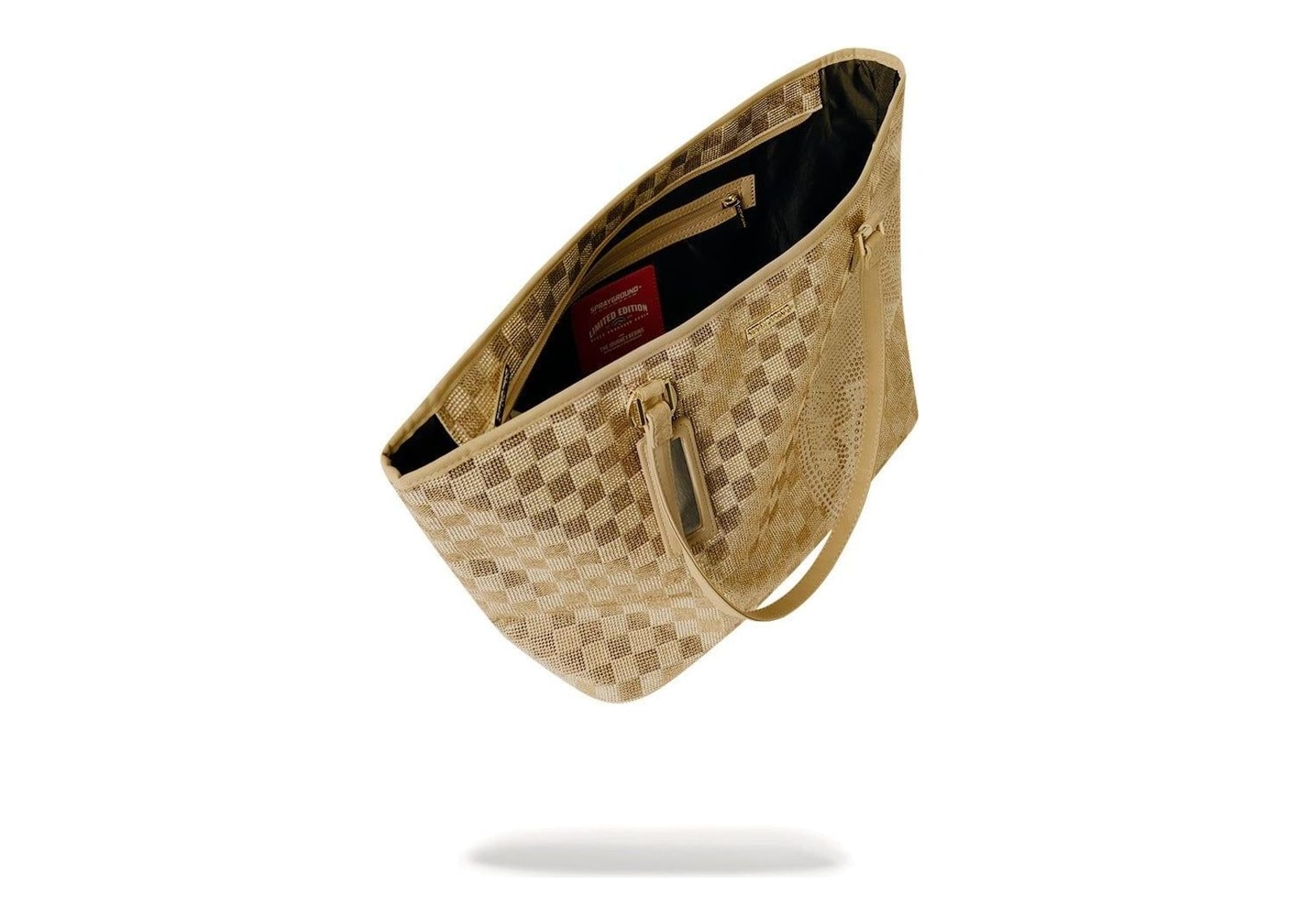 Sprayground 2 Tone Gold Trinity Tote Gold - görsel 5