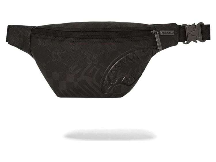 Sprayground 3AM Check Crossbody Black
