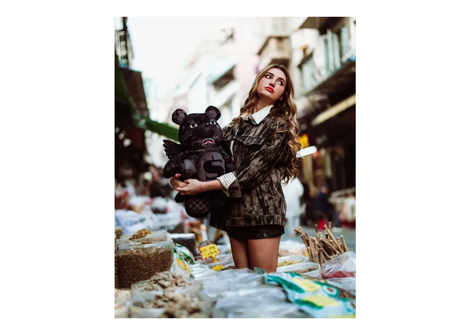 Sprayground 4AM Money Wing Bear Backpack - görsel 2