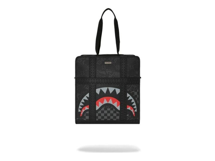 Sprayground 4AM Red Shark Carry-on Duffle Red