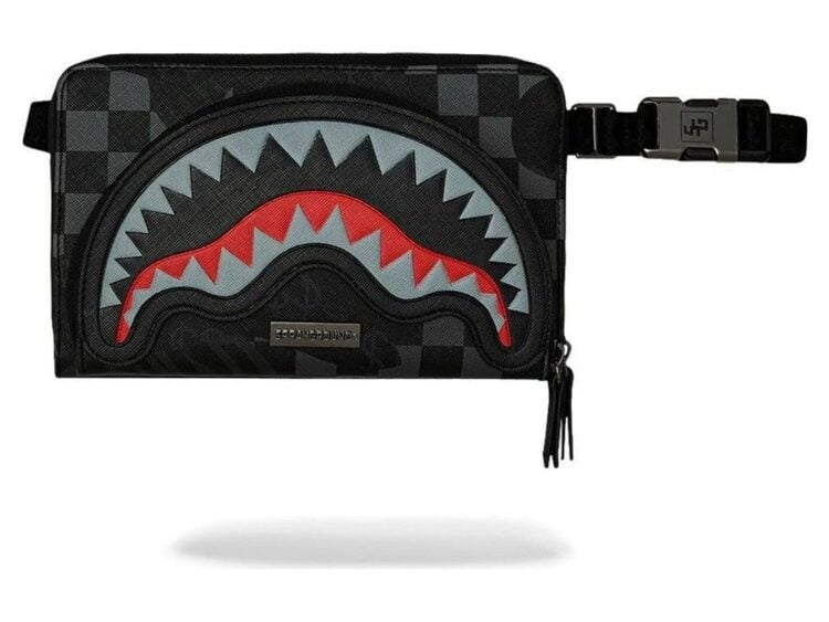 Sprayground 4AM Red Shark Crossbody Red