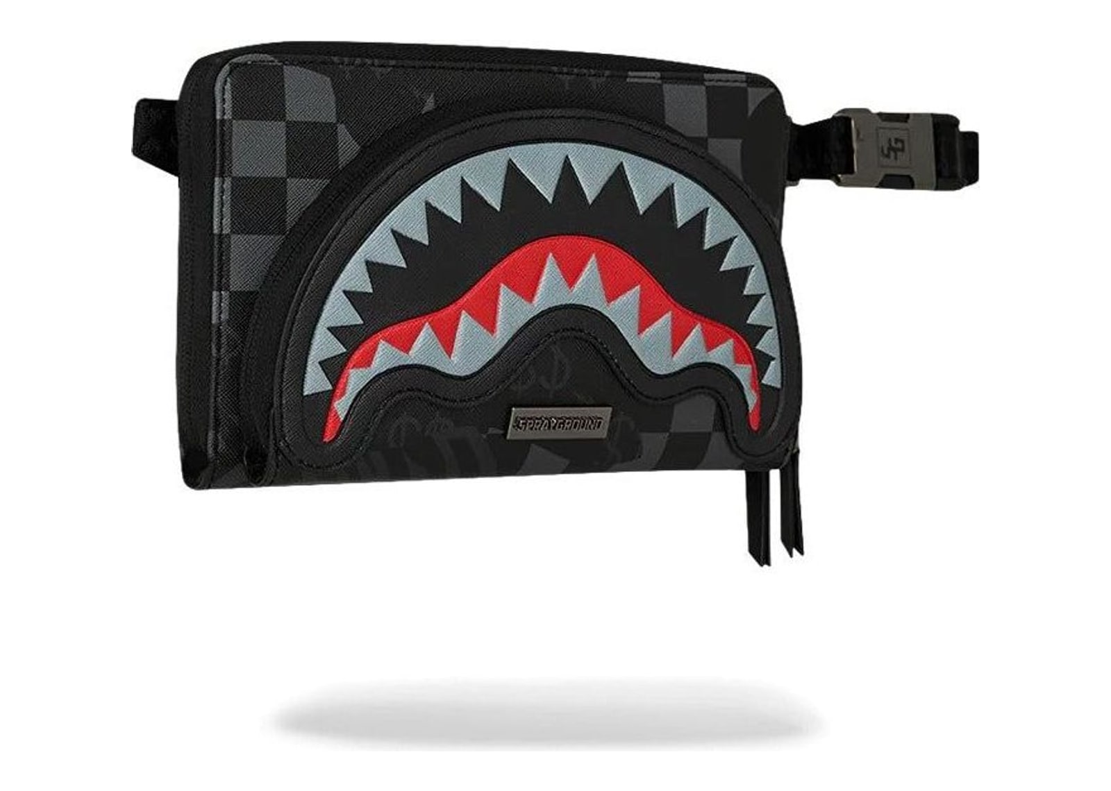 Sprayground 4AM Red Shark Crossbody Red - görsel 2