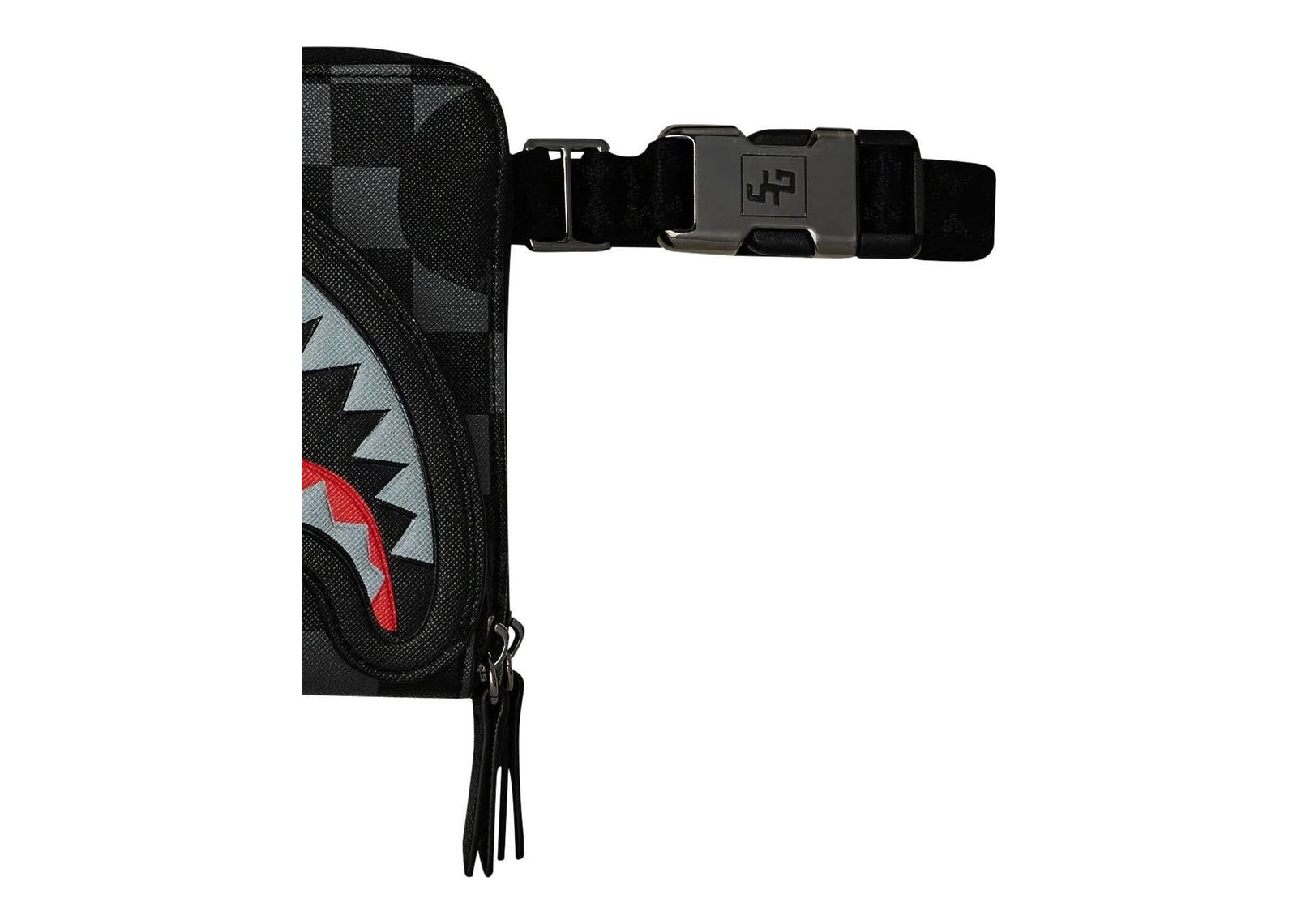 Sprayground 4AM Red Shark Crossbody Red - görsel 3