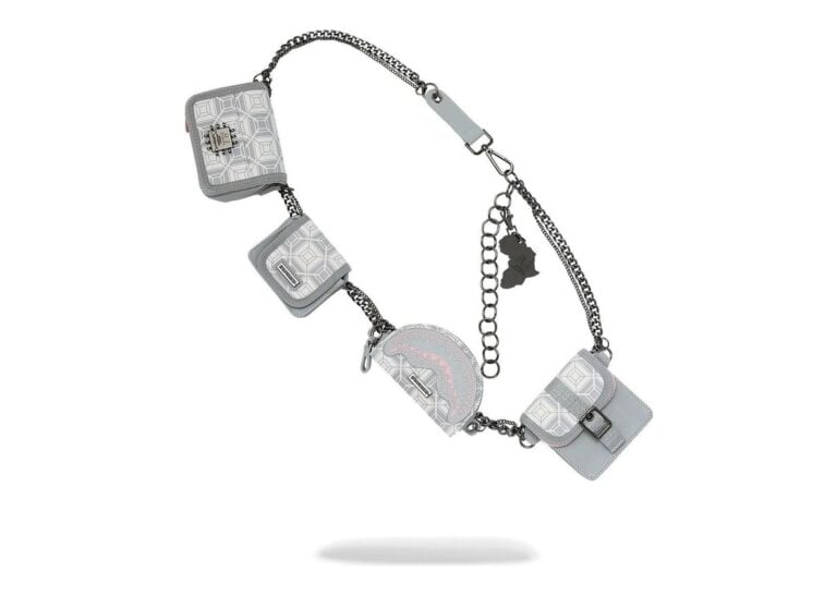 Sprayground AI Stunna Cream Charm Waistbelt Grey