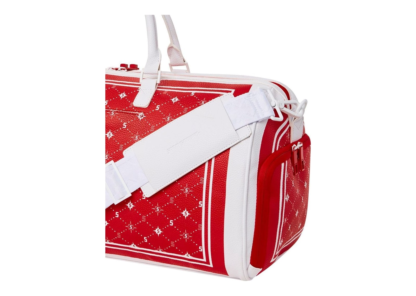 Sprayground Bandana Duffle Red - görsel 10