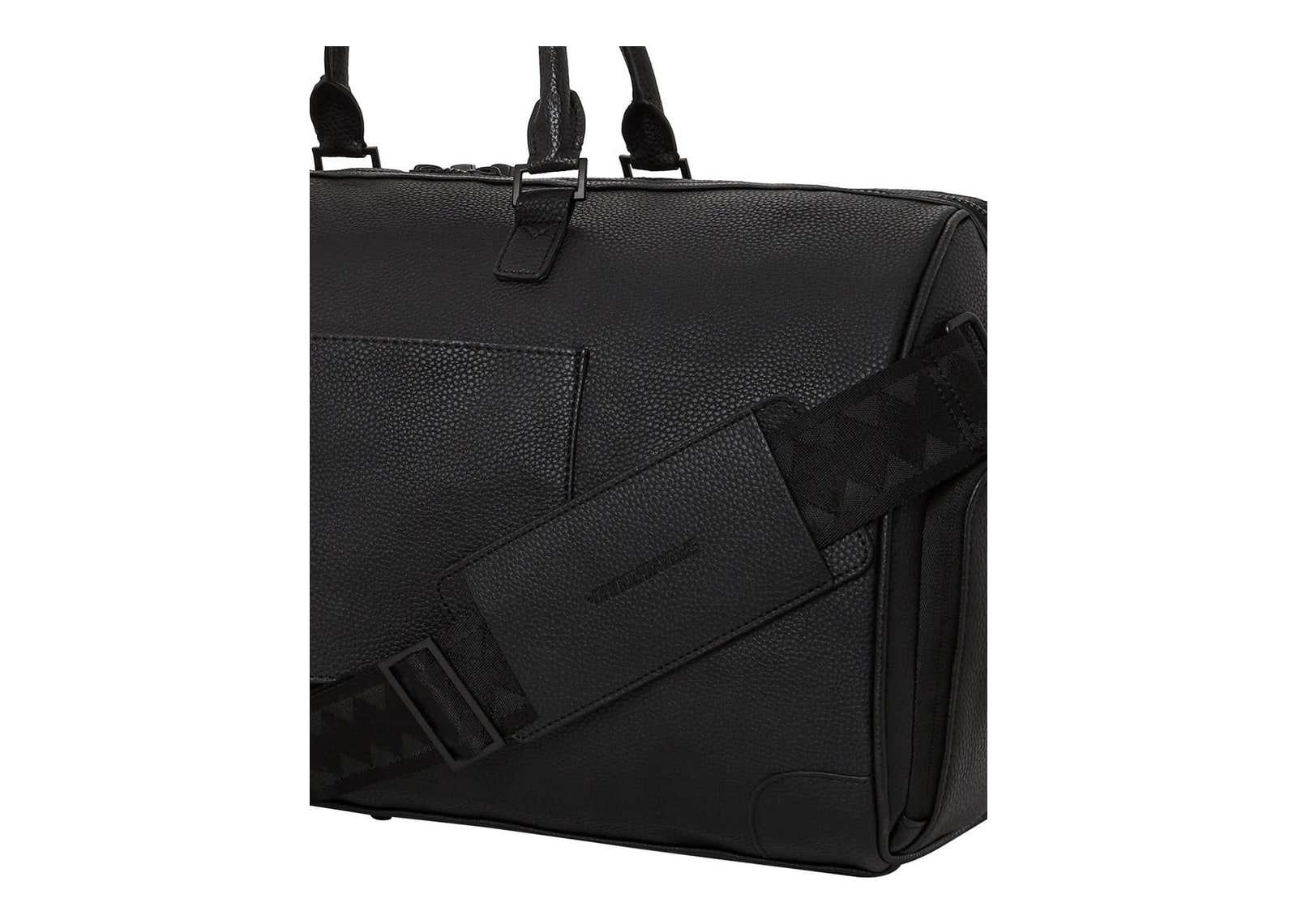Sprayground Black PVC Sharkpocket Duffle Black - görsel 10