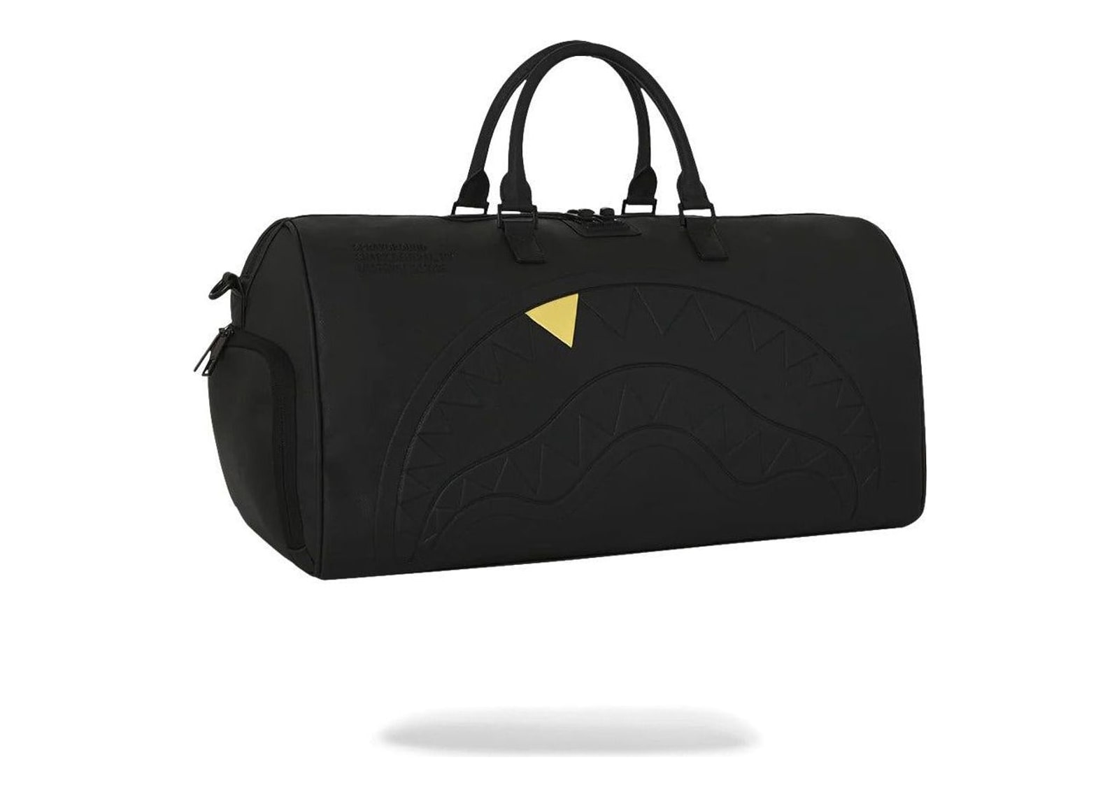 Sprayground Blacked Out Embossed Gold Tooth Duffle Gold - görsel 3