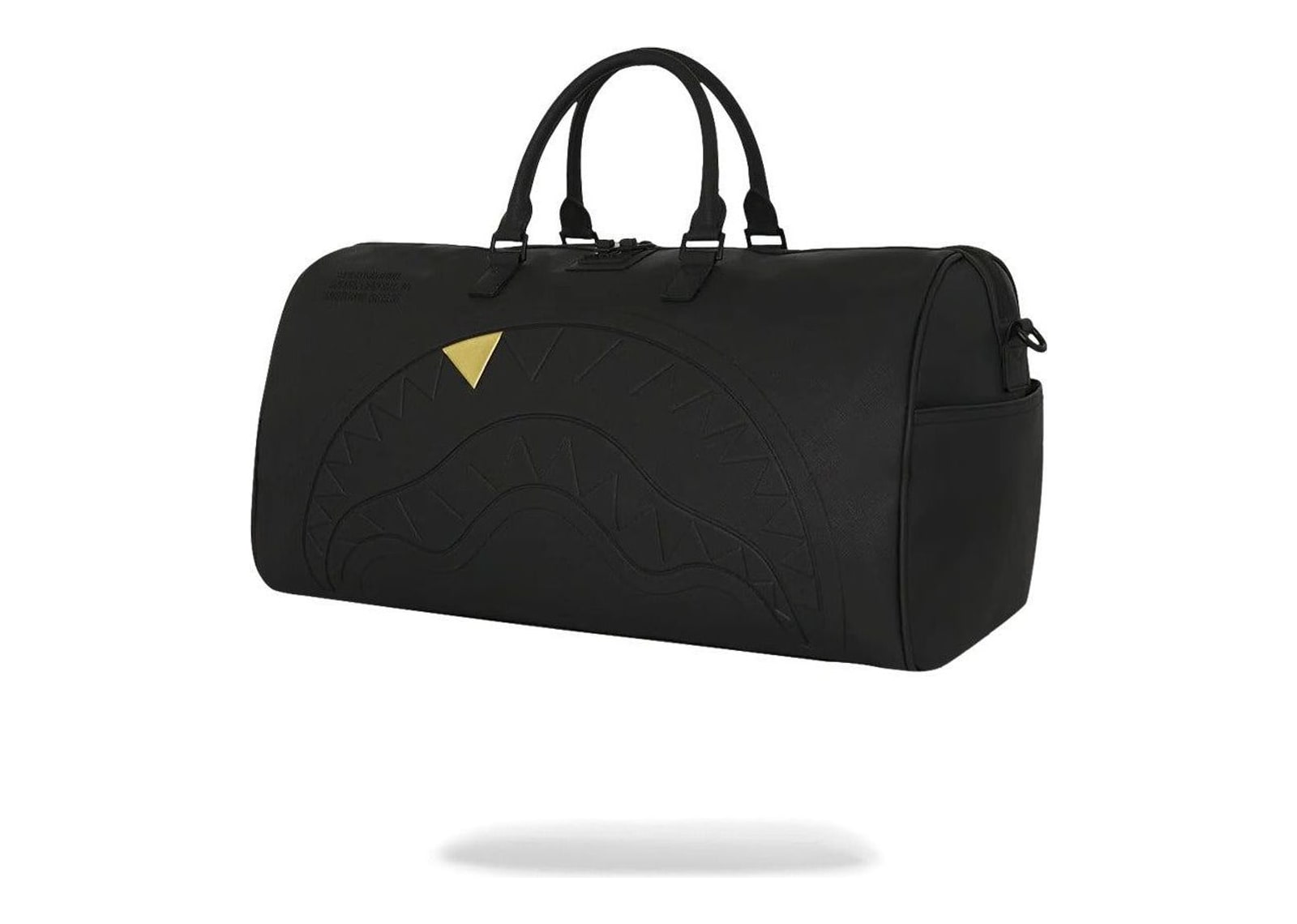 Sprayground Blacked Out Embossed Gold Tooth Duffle Gold - görsel 4