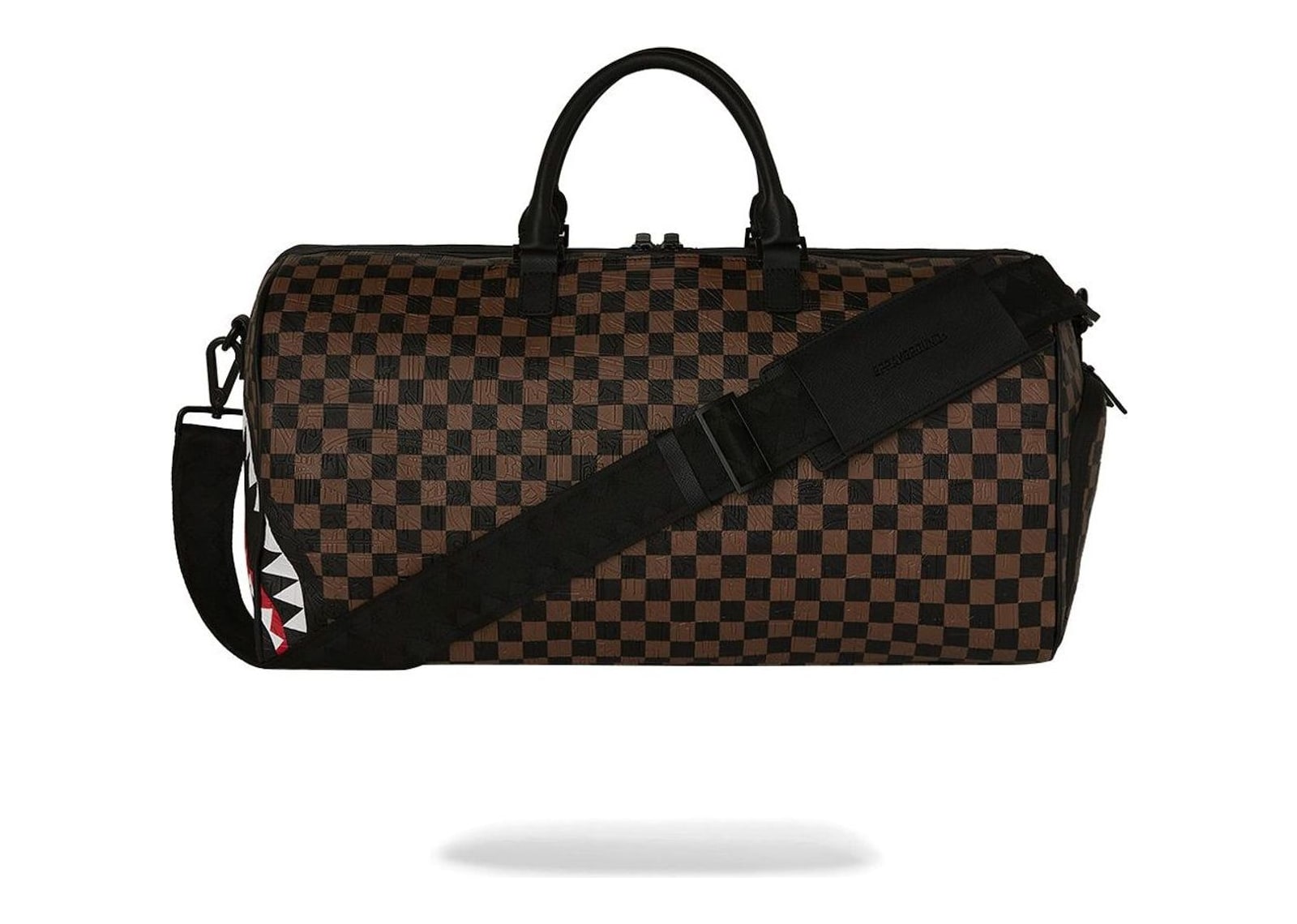 Sprayground Check 2 Emboss Duffle Brown - görsel 4