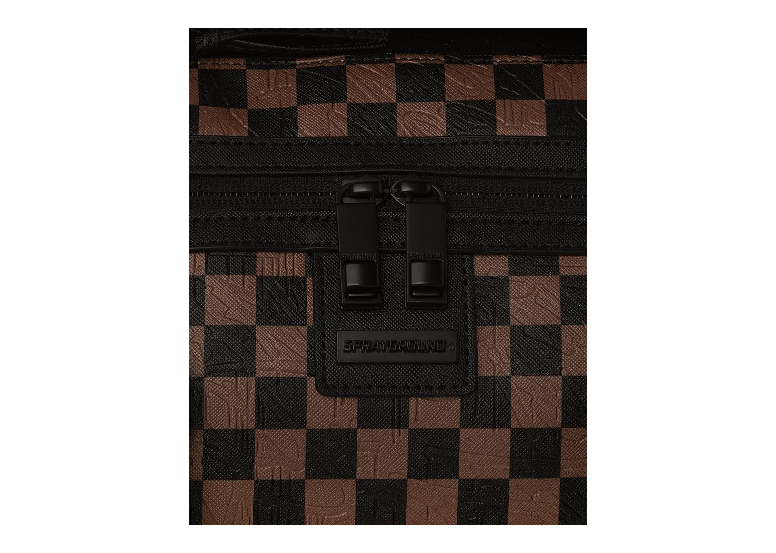 Sprayground Check 2 Emboss Duffle Brown - görsel 6