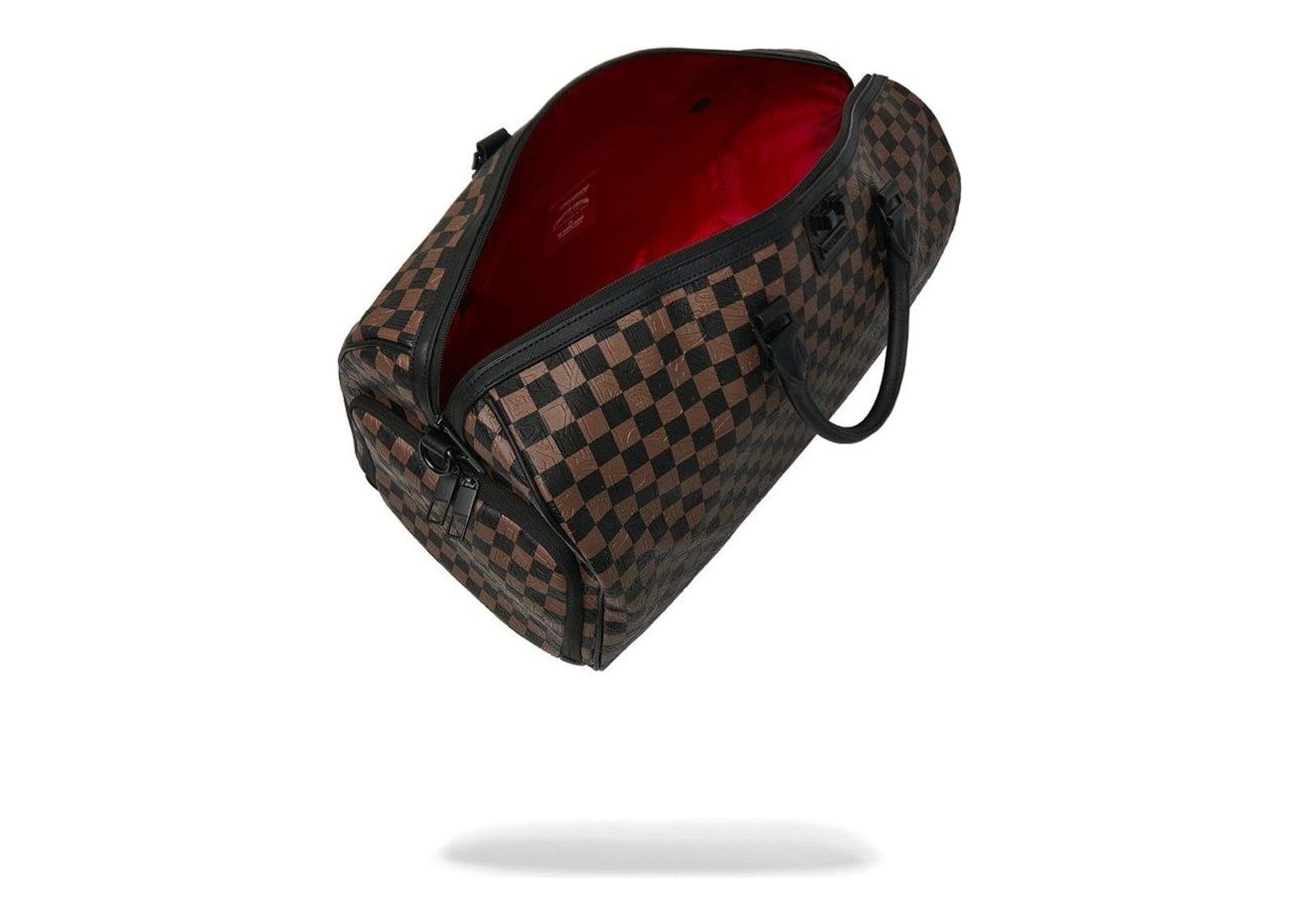 Sprayground Check 2 Emboss Duffle Brown - görsel 8