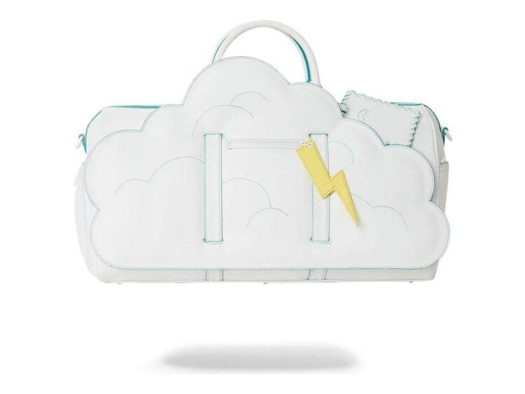 Sprayground Cloud Duffle White