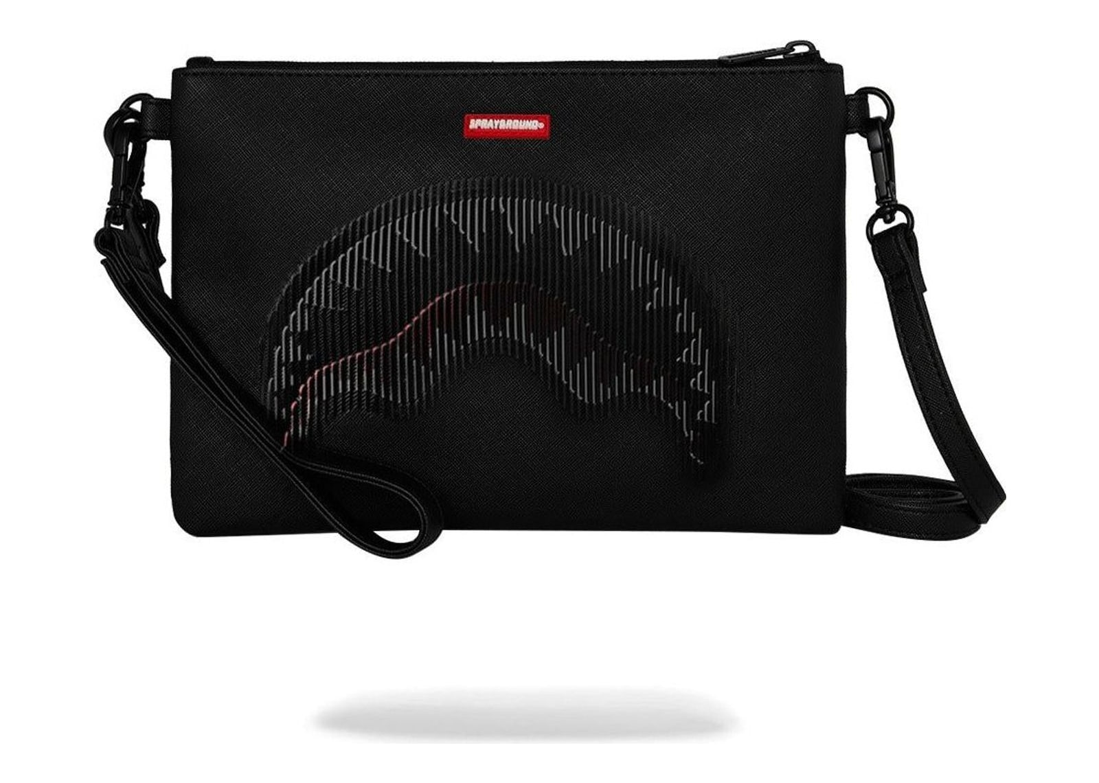 Sprayground Disappearing Shark Crossover Clutch Black - görsel 2