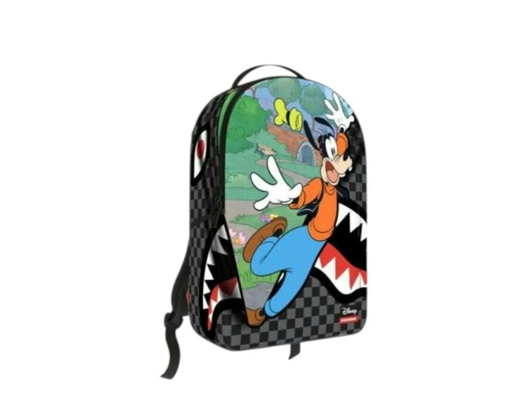 Sprayground Disney Goofy Curtain Reveal Backpack Black/Grey