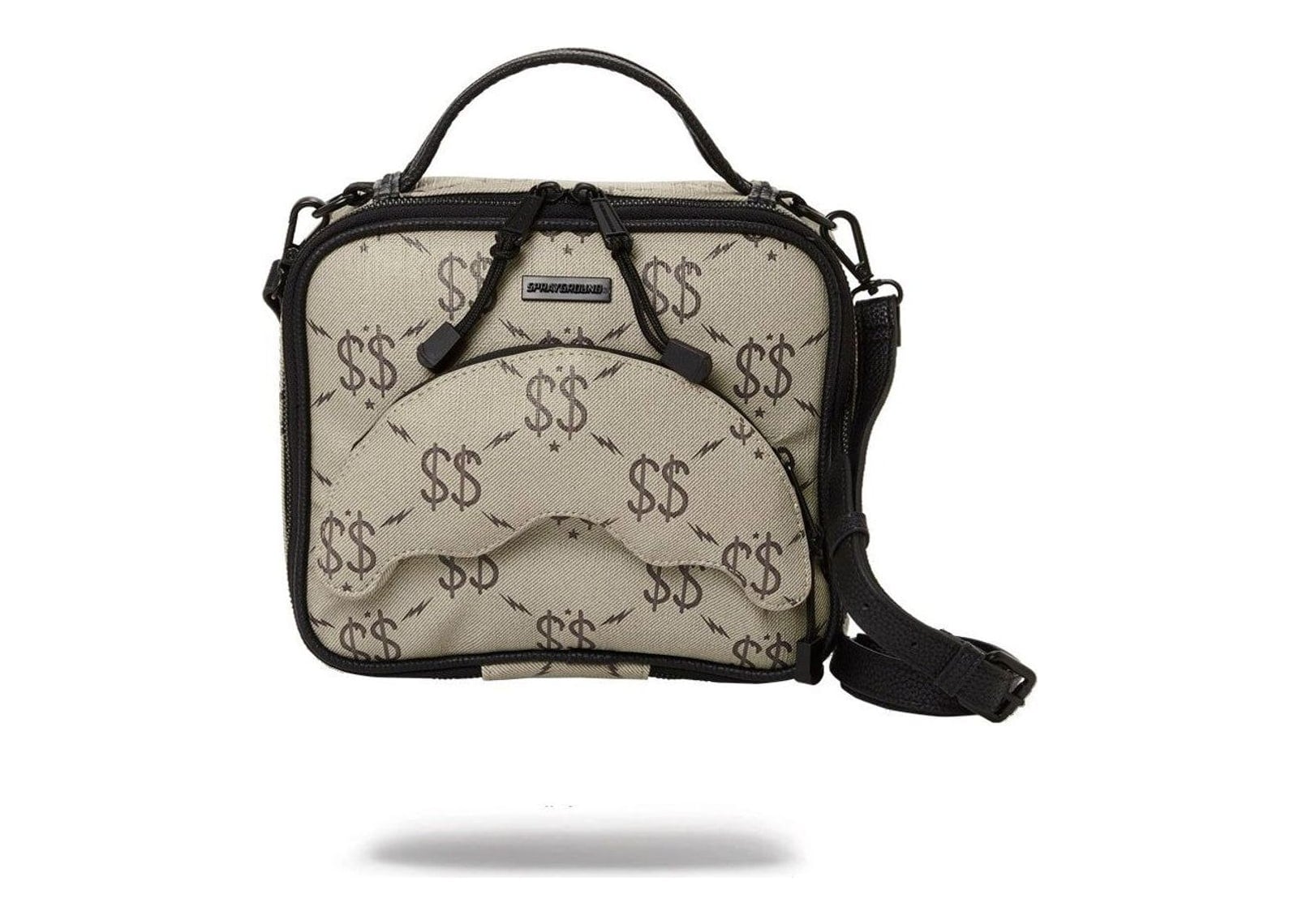 Sprayground Double Money Toiletry With Strap Grey