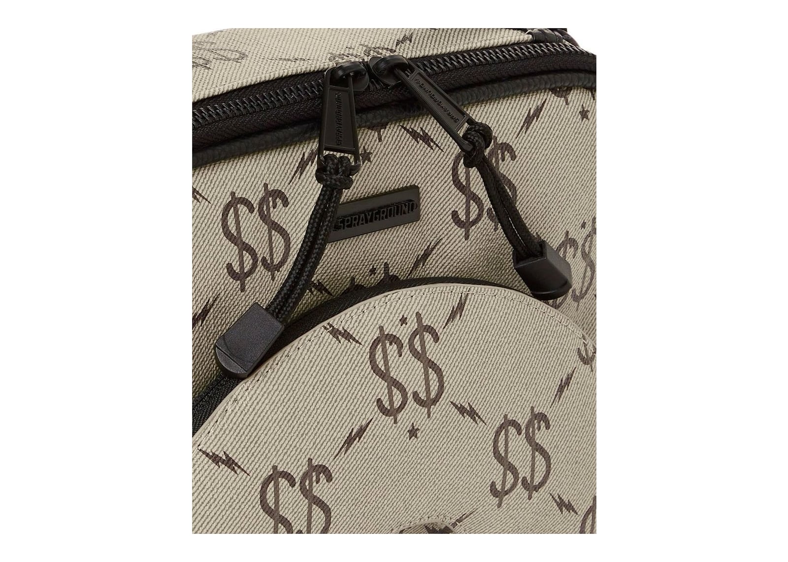 Sprayground Double Money Toiletry With Strap Grey - görsel 10