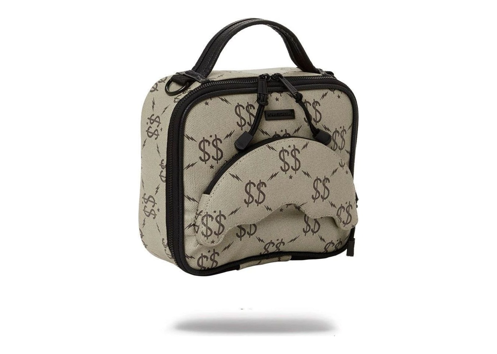 Sprayground Double Money Toiletry With Strap Grey - görsel 3