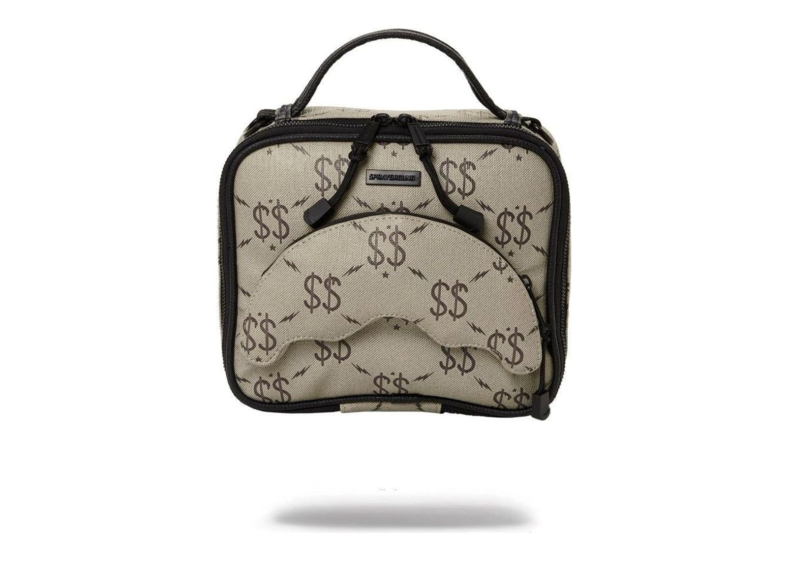 Sprayground Double Money Toiletry With Strap Grey - görsel 5