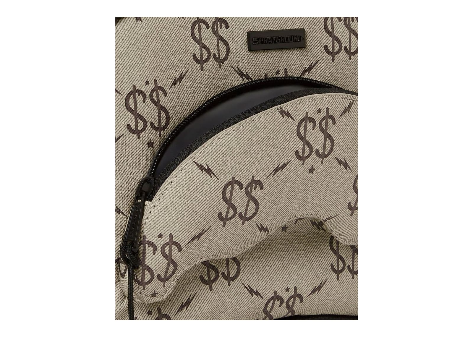 Sprayground Double Money Toiletry With Strap Grey - görsel 9