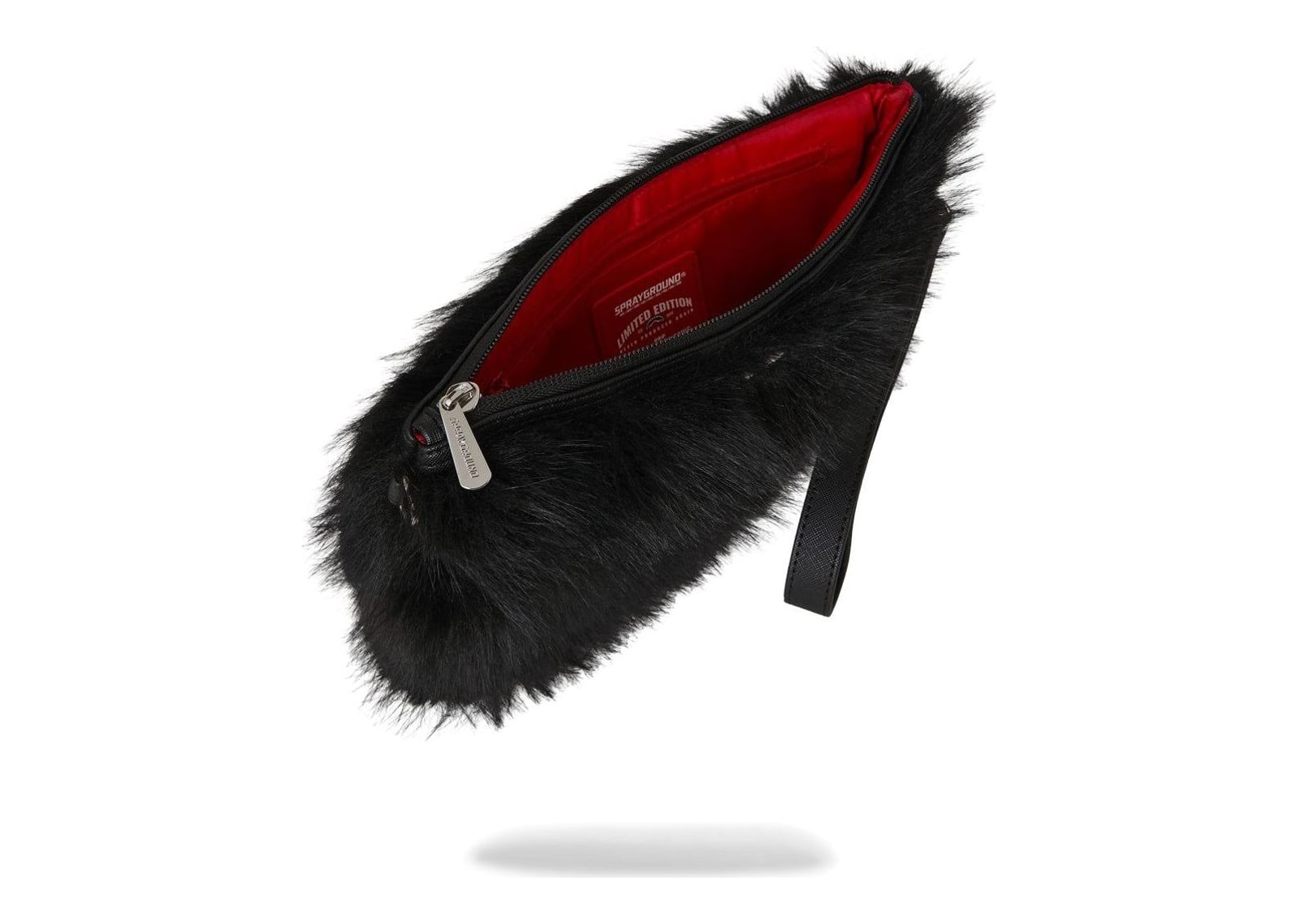 Sprayground Fur Cray Black Crossover Clutch Black - görsel 5
