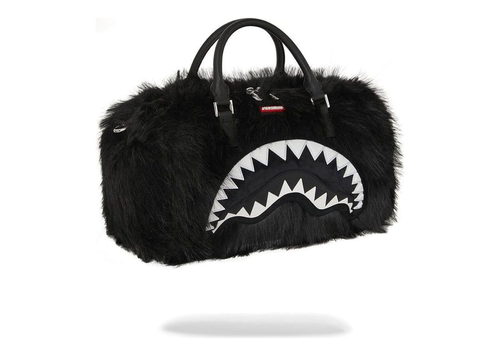 Sprayground Fur Cray Black Mini Duffle Black - görsel 2